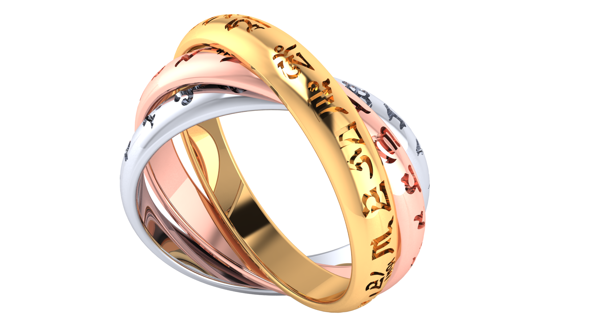 Nhẫn xoay Tam Chú